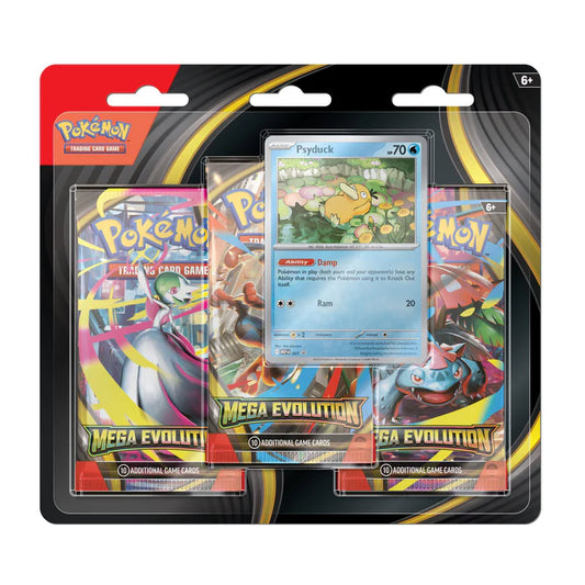 Pokemon Mega Evolution 3 pack blister (Psyduck)
